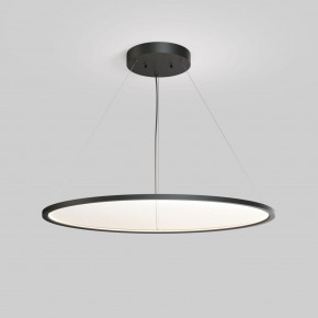 DK6620-BK Подвесной горизонтальный светильник Veil со светодиодом H900 d1000 220V 82W 3000-6000K IP20 черный алюминий в Покачах - pokachi.ok-mebel.com | фото