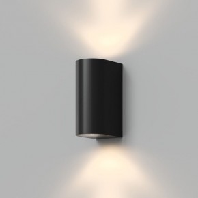DK9791-BK Настенный уличный светильник NARVIK, IP44, 2хGU10 LED, до 15 Вт, черный, алюминий в Покачах - pokachi.ok-mebel.com | фото