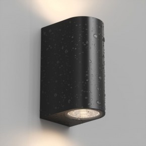 DK9791-BK Настенный уличный светильник NARVIK, IP44, 2хGU10 LED, до 15 Вт, черный, алюминий в Покачах - pokachi.ok-mebel.com | фото 3