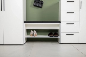 ЭЙР прихожая (модульная) Белый Шагрень в Покачах - pokachi.ok-mebel.com | фото 23