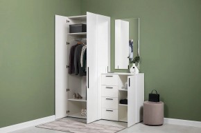 ЭЙР прихожая (модульная) Белый Шагрень в Покачах - pokachi.ok-mebel.com | фото 24