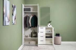 ЭЙР прихожая (модульная) Белый Шагрень в Покачах - pokachi.ok-mebel.com | фото 25