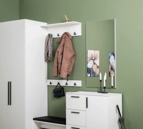 ЭЙР прихожая (модульная) Белый Шагрень в Покачах - pokachi.ok-mebel.com | фото 33