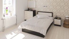 Фиеста Кровать 1200, цвет венге/дуб лоредо, ШхГхВ 123,5х203,5х80 см., сп.м. 1200х2000 мм., без матраса, основание есть в Покачах - pokachi.ok-mebel.com | фото 5