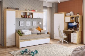 ФОРСАЖ К2 Детский гарнитур (крафт золотой/белый) в Покачах - pokachi.ok-mebel.com | фото