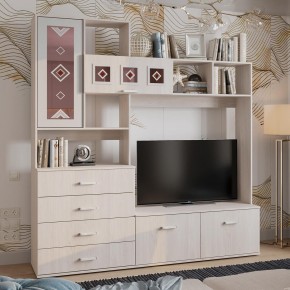 Гостиная Белла (модульная) ясень белый в Покачах - pokachi.ok-mebel.com | фото 15