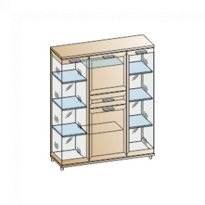 Гостиная Мелисса Композиция 6 (Ясень Асахи) в Покачах - pokachi.ok-mebel.com | фото 2