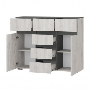 Гостиная Мрия (модульная) Бетон пайн светлый/Графит в Покачах - pokachi.ok-mebel.com | фото 14