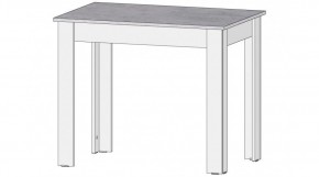 КАЙ Стол (цемент светлый/белый) в Покачах - pokachi.ok-mebel.com | фото