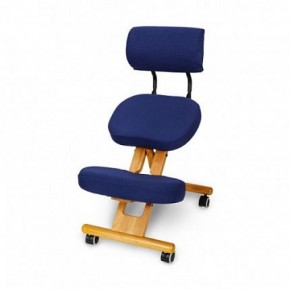Коленный стул со спинкой Smartstool KW02В + Чехлы в Покачах - pokachi.ok-mebel.com | фото 3