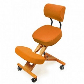 Коленный стул со спинкой Smartstool KW02В + Чехлы в Покачах - pokachi.ok-mebel.com | фото 4