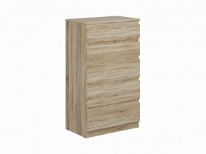 Комод КАСТОР с пятью ящиками, цвет Дуб Сонома в Покачах - pokachi.ok-mebel.com | фото
