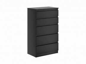 Комод КАСТОР с пятью ящиками, цвет Дуб Венге в Покачах - pokachi.ok-mebel.com | фото