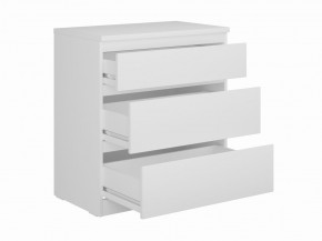 Комод КАСТОР с тремя ящиками, цвет белый в Покачах - pokachi.ok-mebel.com | фото 2