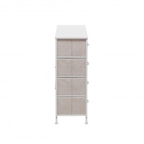 Комод Leset Линкс 8 ящ. (к/з), Каркас Белый, ящики Белые в Покачах - pokachi.ok-mebel.com | фото 5