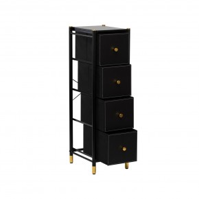 Комод Leset Нирита/Хайди узкий 4 ящика в Покачах - pokachi.ok-mebel.com | фото 3