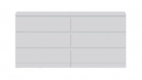 Комод Варма 6Д большой с шестью выдвижными ящиками, цвет белый в Покачах - pokachi.ok-mebel.com | фото 2