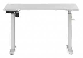 Компьютерный стол Маркос с механизмом подъема 120х75х75 белый / шагрень белая в Покачах - pokachi.ok-mebel.com | фото 2