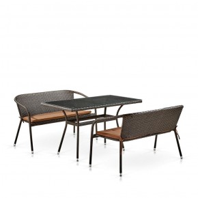 Комплект мебели из иск. ротанга T286A/S139A-W53 Brown в Покачах - pokachi.ok-mebel.com | фото 2