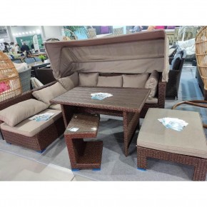 Комплект мебели с диваном AFM-320B-T320 Brown в Покачах - pokachi.ok-mebel.com | фото 2