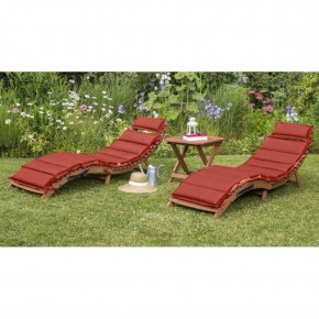 Комплект шезлонги и столик AFM-803A-T133 Beige-Terracotta (2+1) в Покачах - pokachi.ok-mebel.com | фото