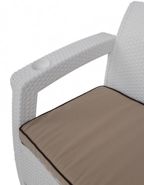 Комплект уличной мебели Yalta Premium Terrace Set (Ялта) белый (+подушки под спину) в Покачах - pokachi.ok-mebel.com | фото 5