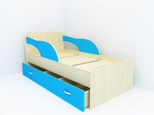 Кровать Кроха-2 (Максимка) с ящиком в Покачах - pokachi.ok-mebel.com | фото 8