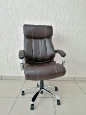 Кресло Barneo K-303 для руководителя (коричневая экокожа) в Покачах - pokachi.ok-mebel.com | фото 1