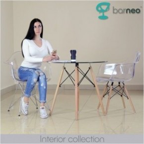 Кресло Barneo N-14-14 SteelMold прозрачный в Покачах - pokachi.ok-mebel.com | фото 2