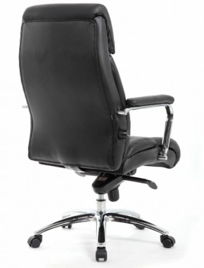 Кресло BRABIX PREMIUM "Phaeton EX-502" (кожа с компаньоном, хром, черное) 530882 в Покачах - pokachi.ok-mebel.com | фото 4