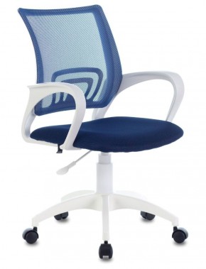 Кресло BRABIX "Fly MG-396W" (белый/темно-синее) 532399 в Покачах - pokachi.ok-mebel.com | фото