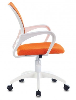 Кресло BRABIX "Fly MG-396W", пластик белый, сетка, оранжевое, 532401, MG-396W_532401 в Покачах - pokachi.ok-mebel.com | фото 3