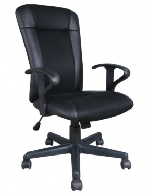 Кресло BRABIX "Optima MG-370" (экокожа/ткань, черное) 531580 в Покачах - pokachi.ok-mebel.com | фото