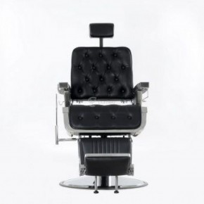 Кресло для барбершопа Barneo 31836E откидная спинка черное в Покачах - pokachi.ok-mebel.com | фото 2