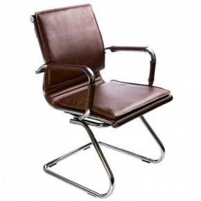 Кресло для посетителя Бюрократ CH-993-Low-V/Brown коричневый в Покачах - pokachi.ok-mebel.com | фото
