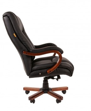 Кресло для руководителя CHAIRMAN  503 (Кожа) Черное в Покачах - pokachi.ok-mebel.com | фото 3