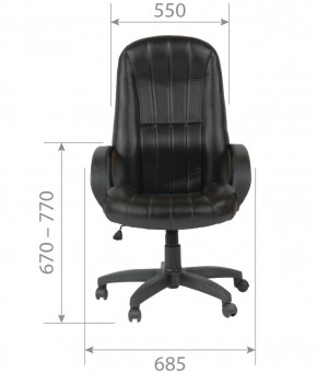 Кресло для руководителя  CHAIRMAN 685 (экокожа черный) в Покачах - pokachi.ok-mebel.com | фото 5