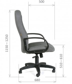 Кресло для руководителя  CHAIRMAN 685 СТ (ткань стандарт 10-356 черная) в Покачах - pokachi.ok-mebel.com | фото 6