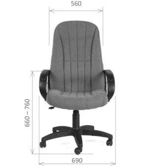 Кресло для руководителя  CHAIRMAN 685 СТ (ткань стандарт 20-23 серая) в Покачах - pokachi.ok-mebel.com | фото 5