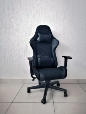 Кресло геймерское Barneo K-50 (черная сетка черные вставки) в Покачах - pokachi.ok-mebel.com | фото