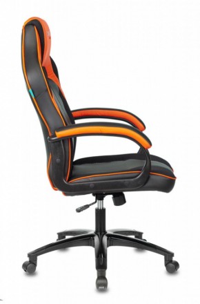 Кресло игровое Бюрократ VIKING 2 AERO ORANGE черный/оранжевый в Покачах - pokachi.ok-mebel.com | фото 3