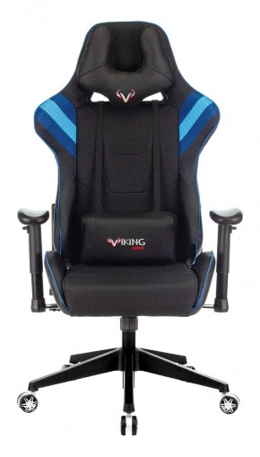 Кресло игровое Бюрократ VIKING 4 AERO BLUE черный/синий в Покачах - pokachi.ok-mebel.com | фото 3