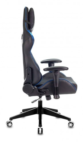 Кресло игровое Бюрократ VIKING 4 AERO BLUE черный/синий в Покачах - pokachi.ok-mebel.com | фото 8
