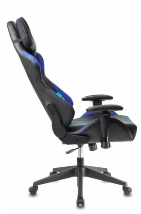 Кресло игровое Бюрократ VIKING 5 AERO BLUE черный/синий в Покачах - pokachi.ok-mebel.com | фото 2