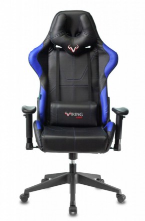 Кресло игровое Бюрократ VIKING 5 AERO BLUE черный/синий в Покачах - pokachi.ok-mebel.com | фото 3