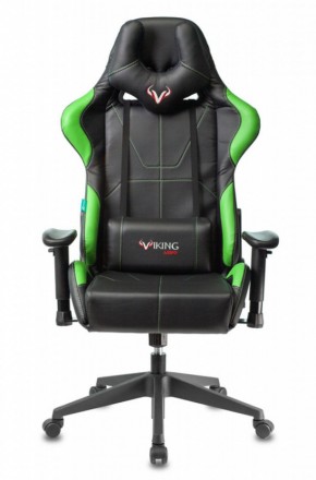 Кресло игровое Бюрократ VIKING 5 AERO LGREEN черный/салатовый в Покачах - pokachi.ok-mebel.com | фото 2