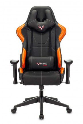 Кресло игровое Бюрократ VIKING 5 AERO ORANGE черный/оранжевый в Покачах - pokachi.ok-mebel.com | фото 3