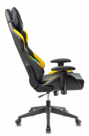 Кресло игровое Бюрократ VIKING 5 AERO YELLOW черный/желтый в Покачах - pokachi.ok-mebel.com | фото 2