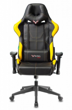 Кресло игровое Бюрократ VIKING 5 AERO YELLOW черный/желтый в Покачах - pokachi.ok-mebel.com | фото 3