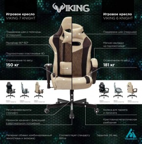 Кресло игровое Бюрократ VIKING 7 KNIGHT BL FABRIC синий в Покачах - pokachi.ok-mebel.com | фото 5
